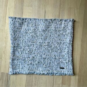 Hollister tube top. Light blue with floral print. Size Small